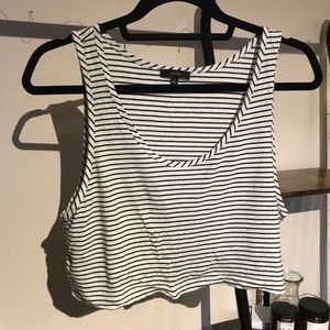 Talula Striped Crop Top